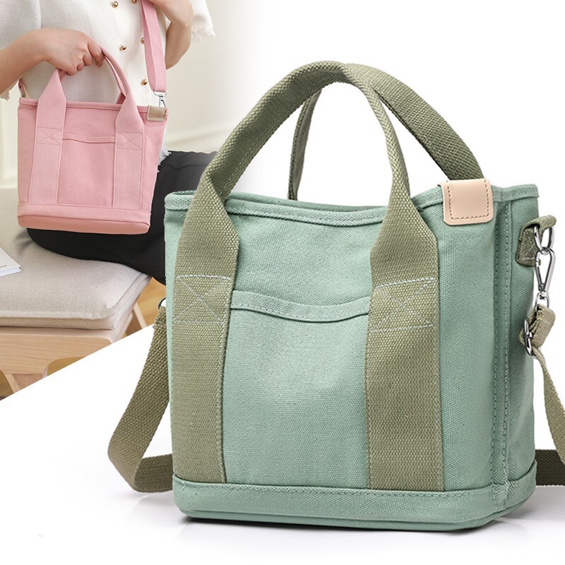 2025 New Lunch Bag Designer Handbag Canvas Women's Bag