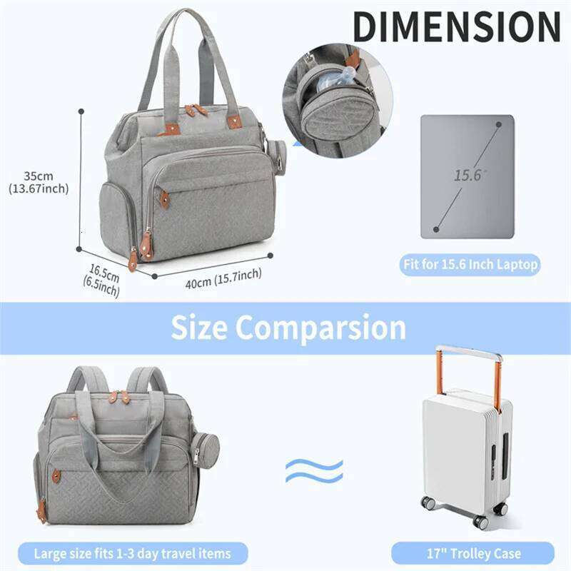 Mommy Large Capacity Multifunctional Backpack Baby Stuff Nursing Diaper for Newborn Outdoor Travel Maternity Bag