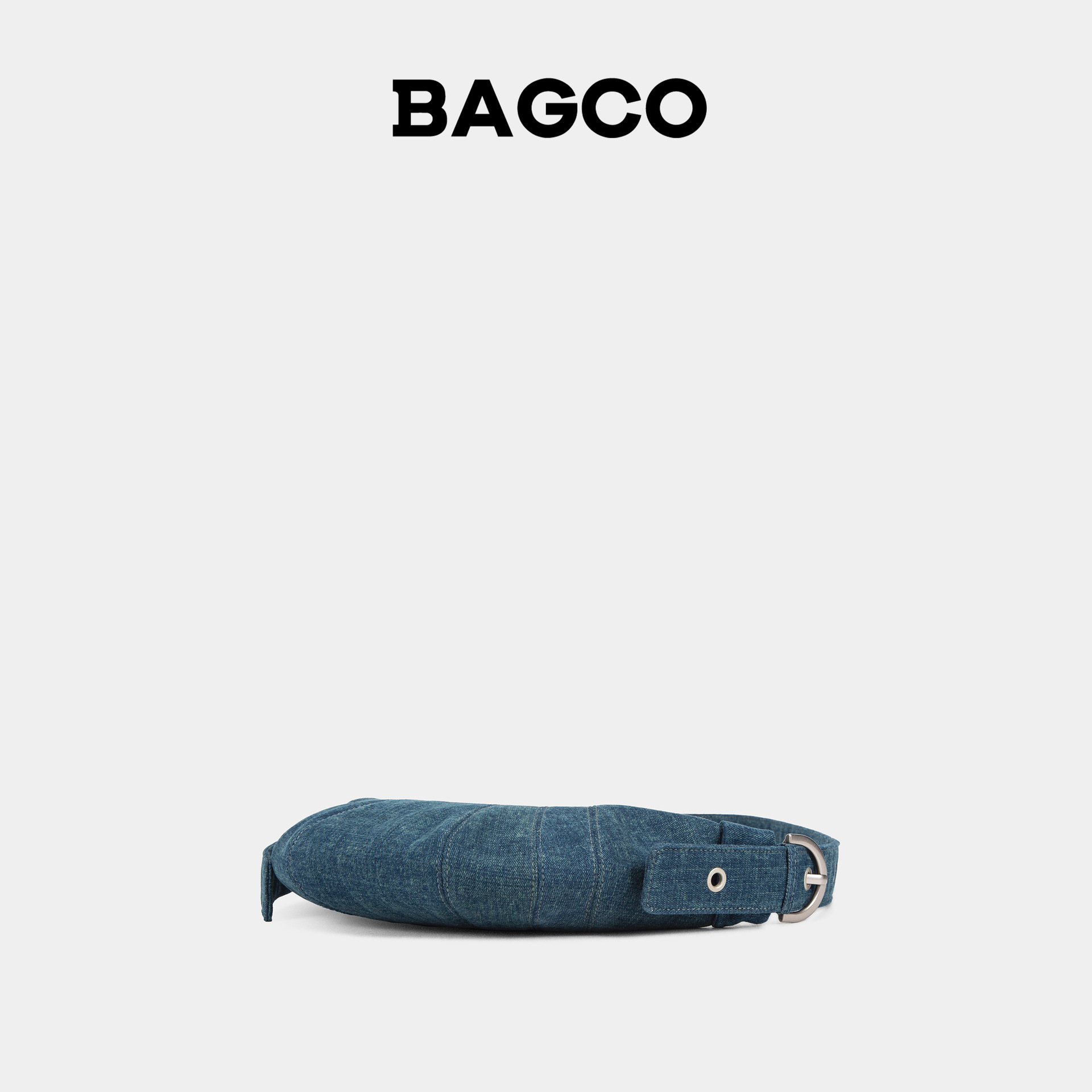 Niche design denim bag bag women's new casual versatile crossbody bag fashion shoulder croissant2025