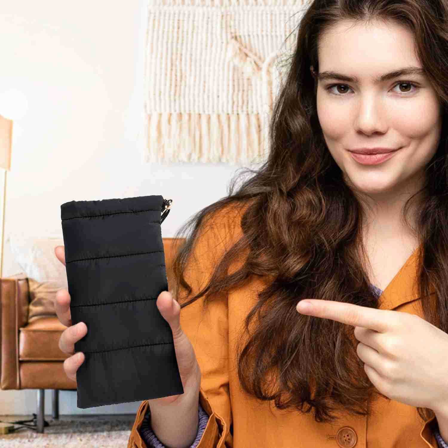 Phone Case Cellphone Pouches Warm Phone Cover Bag SmartPhone Pouch Extends Battery Life to Prevent Freezing Overheating for Cold Outdoor Sports Gray Z