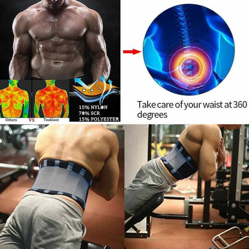 Mens Waist Neoprene Tummy Control Compression Slimming Workout Sweat Belt and Lumbar Support Body Shaper W250910