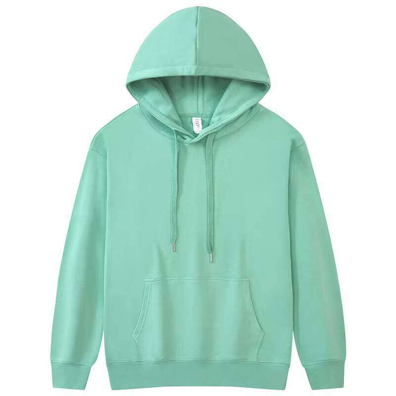 High-Quality Pullover Heavy-Drop French Terry Hoodie with Embroidered Logo