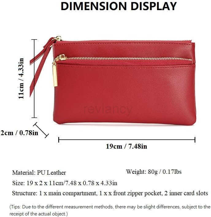 Small Leather Wristlet Purses for Women Womens Clutch Handbags Wallet Cell Phone Purse Pouch Bags with Card SlotsW250910
