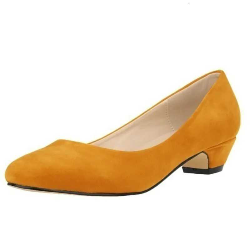 LOSLANDIFEN Women Pumps Nude Shallow Mouth Female Shoes Fashion Office Work Wedding Party Shoes Ladies Low High Heels Woman W250910