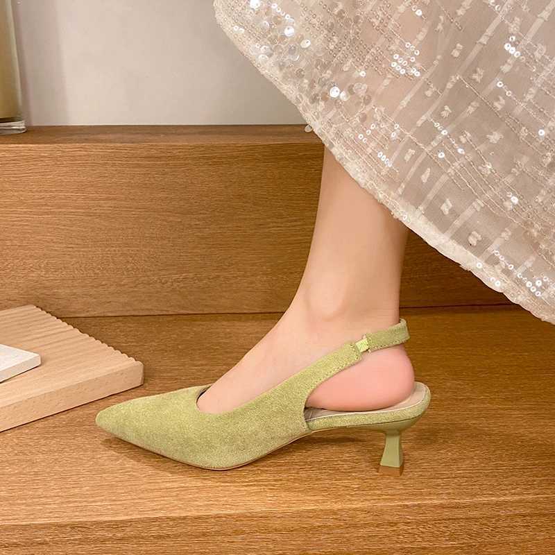2025 New Sexy Women High Heels Luxury Pointed Toe Womens Pumps Fashion Shallow Sandals Stiletto Heels Women Party Wedding Shoes W250910