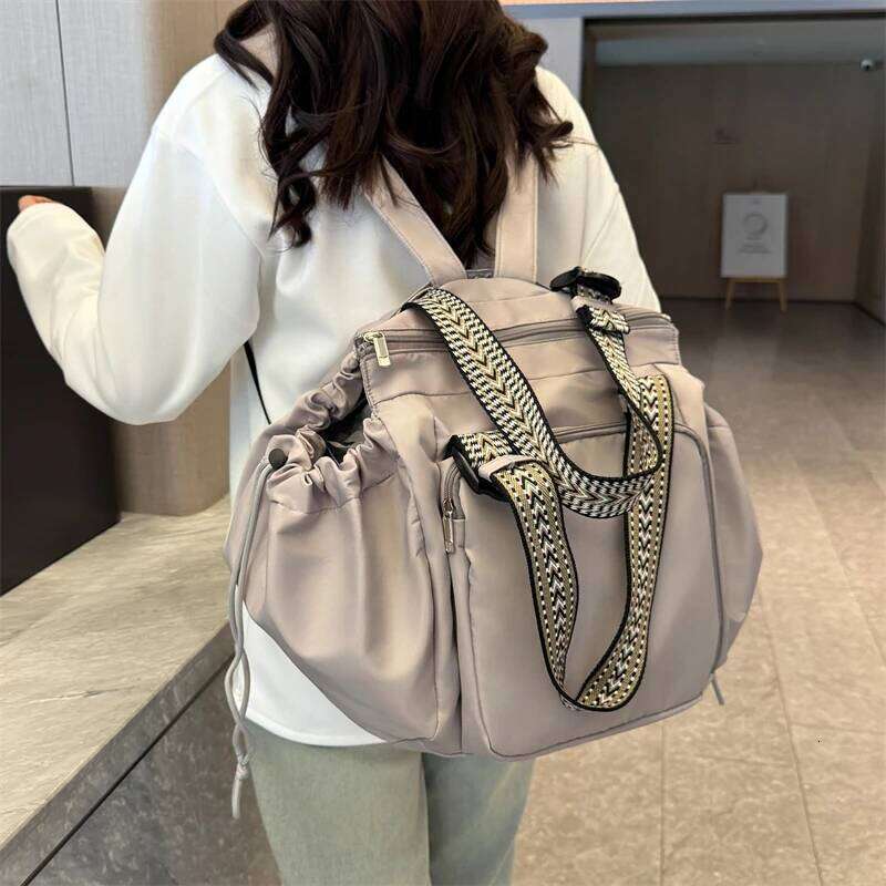 14-pocket Large-capacity Foldable Diaper Oxford Fabric Durable Multifunctional Mommy Bag Carrying Light Backpack
