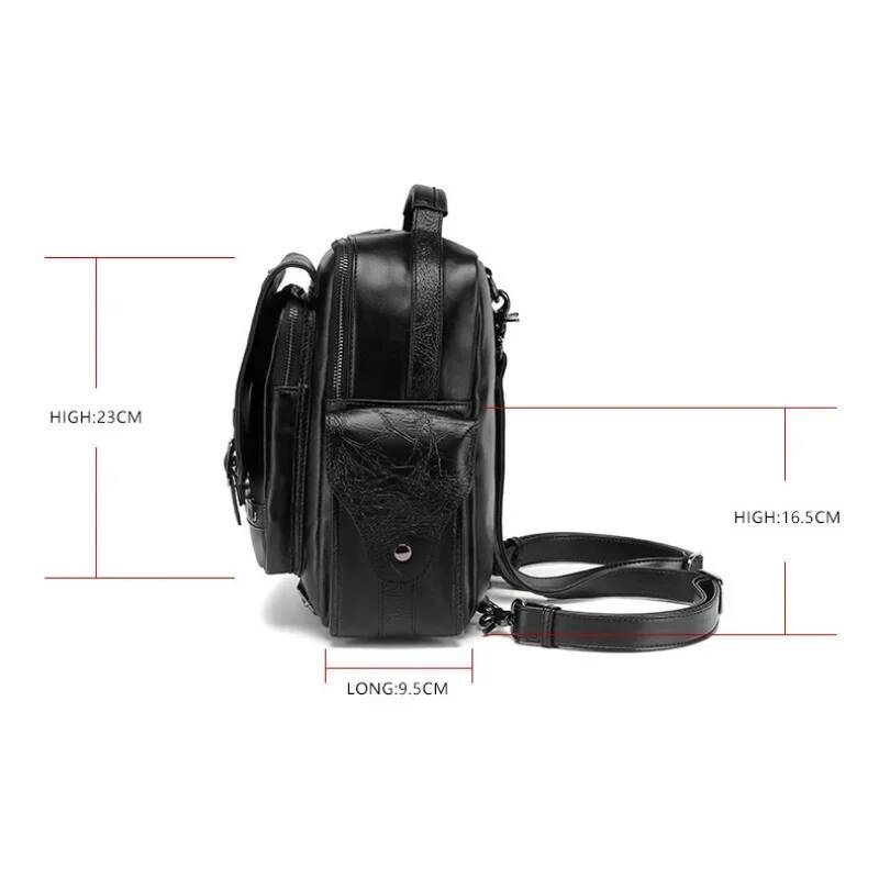 Goth Style Large Capacity Women's Backpack,Skull Decoration Computer Bag,Multi-function Unisex Waterproof Backpack high-quality