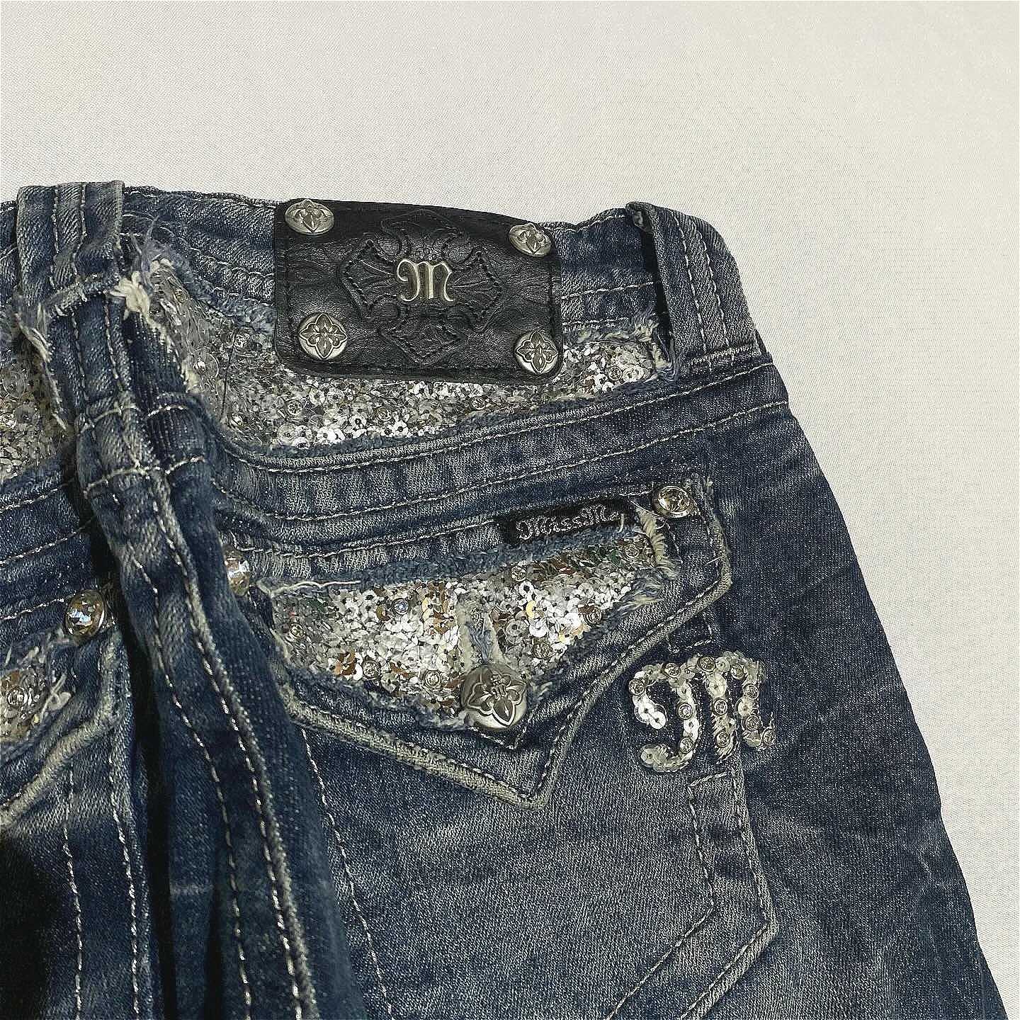 Gothic Womens Jeans Y2K Clothes Harajuku Hip Hop Pocket Embroidery Vintage Dark Blue Baggy Jeans High Waist Slim Flared Trousers Z250910