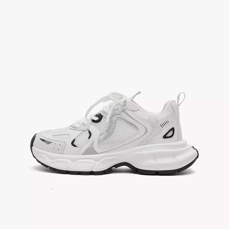 Women's Dad Sneakers 2025 New Spring Summer Breathable Mesh White Student Lightweight Casual Running Sports Shoes