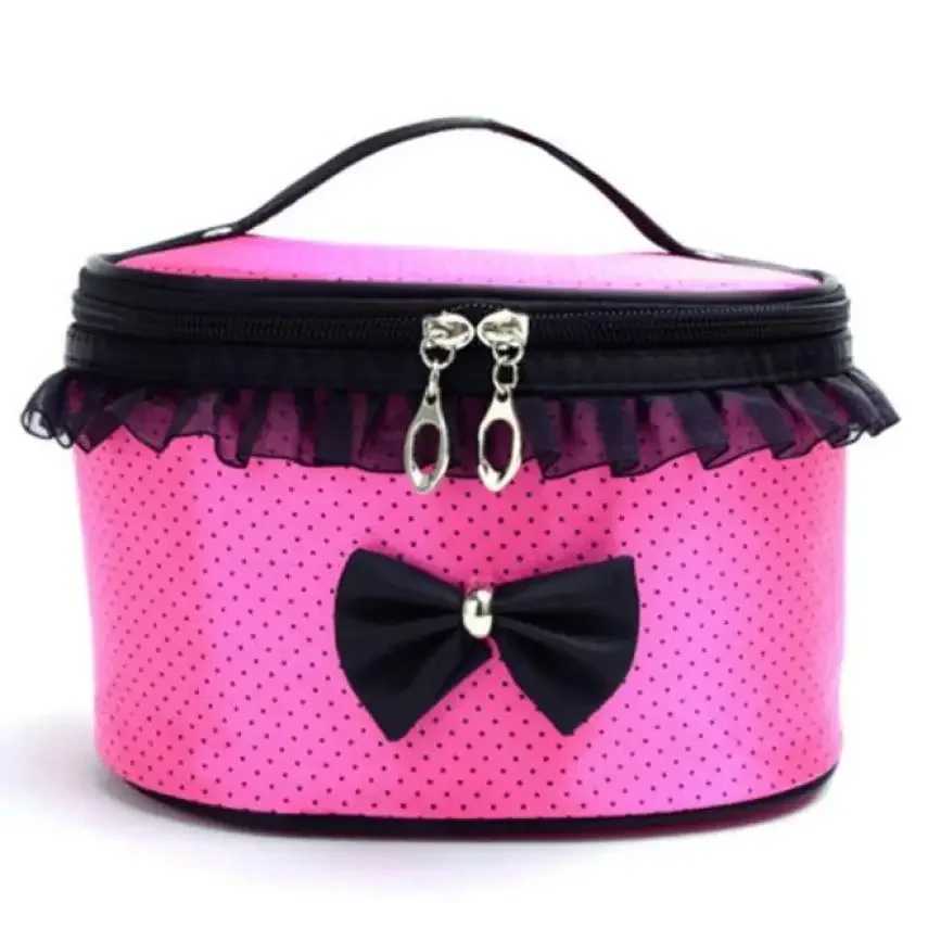 Multifunction Travel Clear Makeup Bag Fashion Polyester Cosmetic Bag Toiletries Organizer Waterproof Women Storage Make Up CasesXJ250910