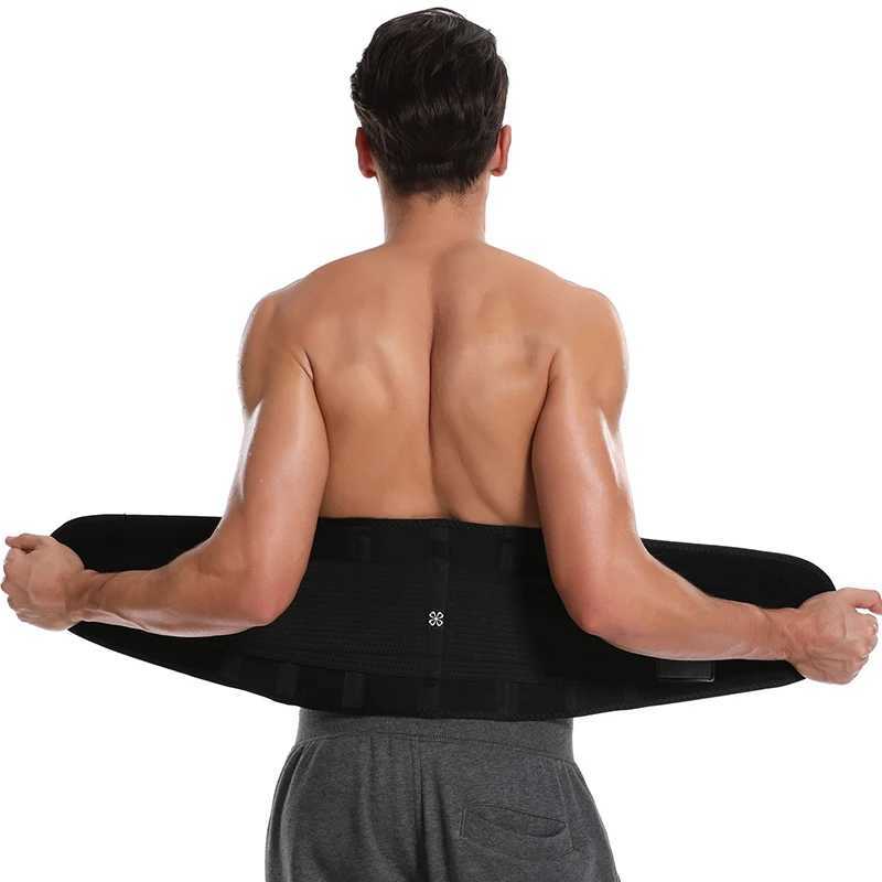 Mens Waist Neoprene Tummy Control Compression Slimming Workout Sweat Belt and Lumbar Support Body Shaper W250910