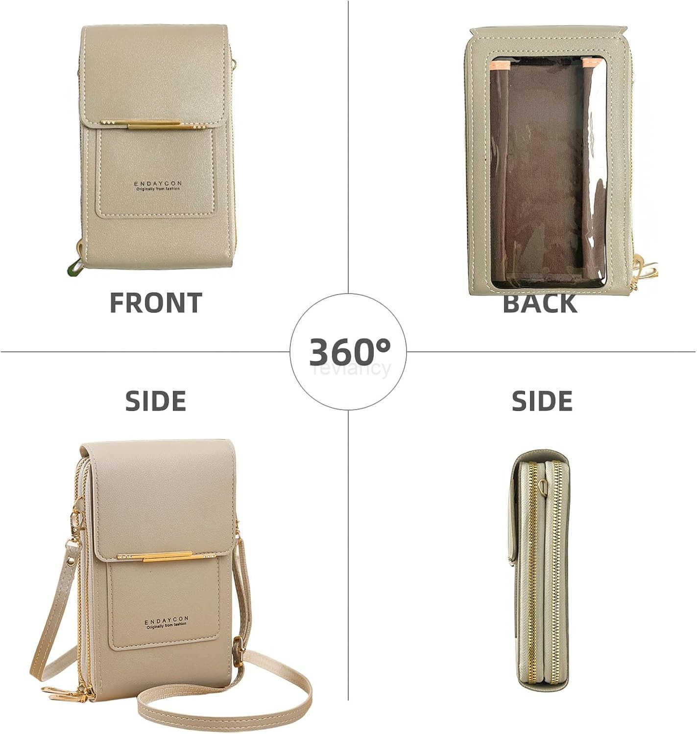 Small Crossbody Cell Phone Bag for Women Mini Shoulder Purse with SlotsW250909