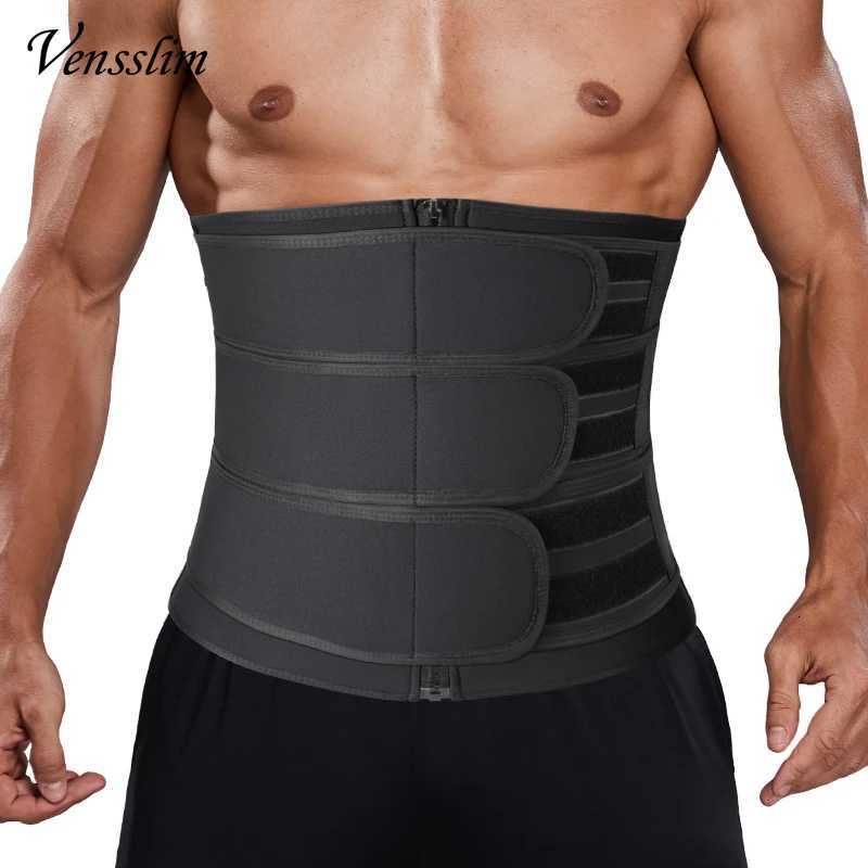 Men Waist Corset Slimming Belt Weight Loss Body Shaper Abdominal Trimmer Sweat Fat Burner Belly Girdle W250910