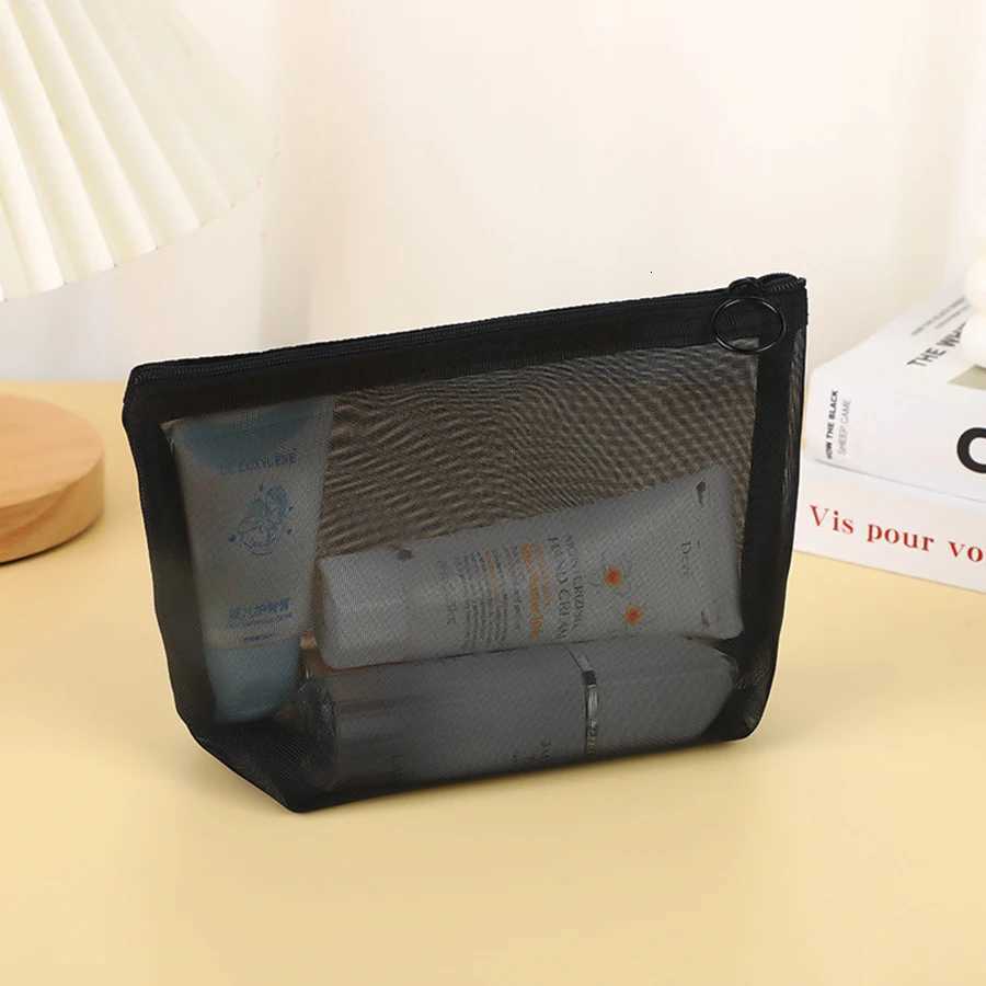 3piece transparent mesh set 3piece large capacity classified toiletry bag portable storage bagXJ250910