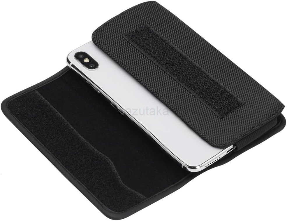 Nylon Cell Phone Pouch Holster Case Bag with Belt Clip for iPhone 14 13 12 11 Pro Max Moto S22 S21 S20 Fe Plus Ultra A12 A13 A32 A53 A03s Note 20 Ultr