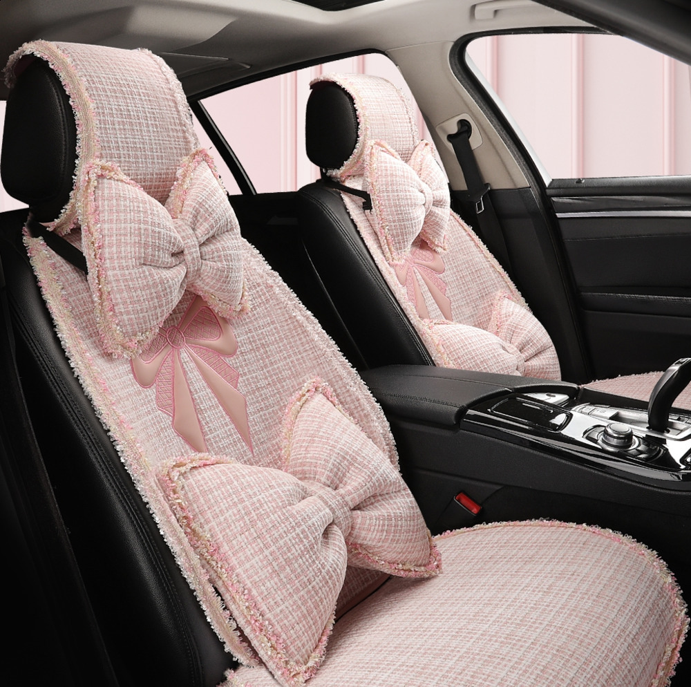 Designer Car seat cushions are universal in all seasons,half-pack seat covers, small fragrant women's car seat cushions 250910