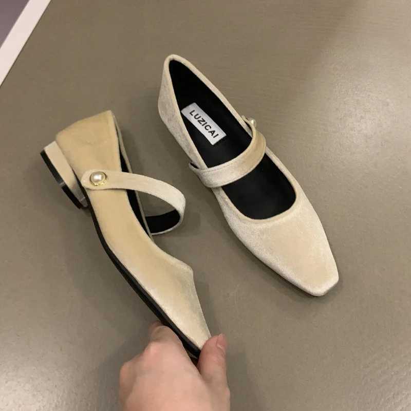2025 Spring Women Mary Jane Shoes Fashion Shallow Shoes Concise Soft Sole Dress Ballerina Shoes W250910