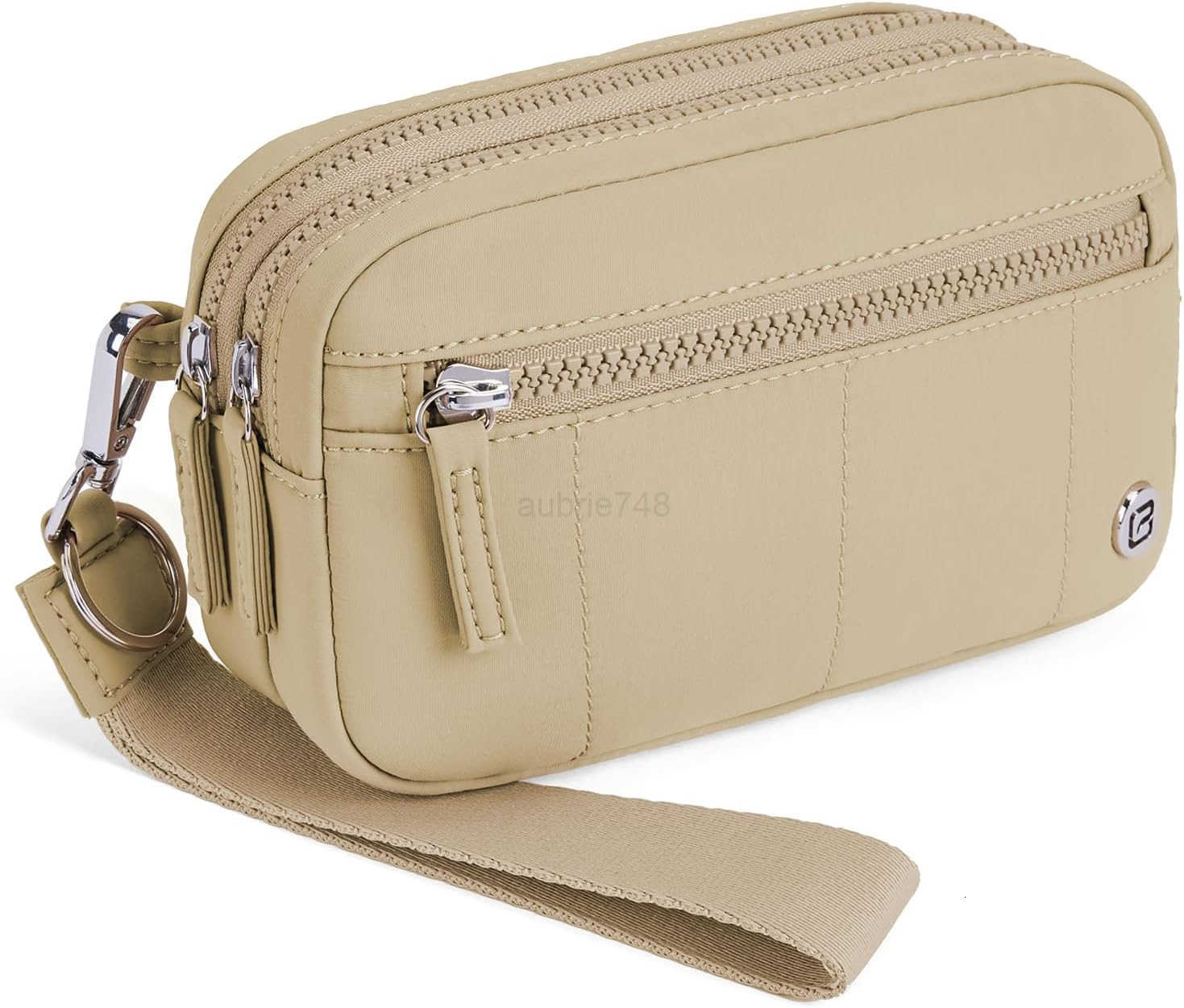 Small Nylon Crossbody Bags for WomenRFID Wristlet Purse Built in Wallet 4 Zipper Crossbody Wallet Phone OrganizerZ250910
