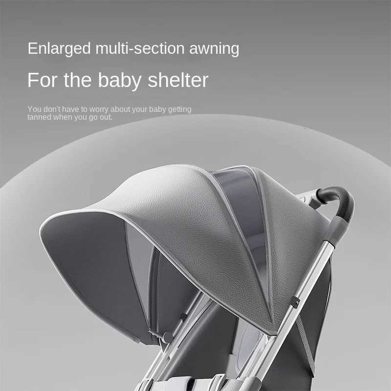Baby Stroller Twoway Push Baby Pocket Car High Landscape Can Sit and Lie Down Lightweight Folding Aluminum Alloy Skate Car W250910