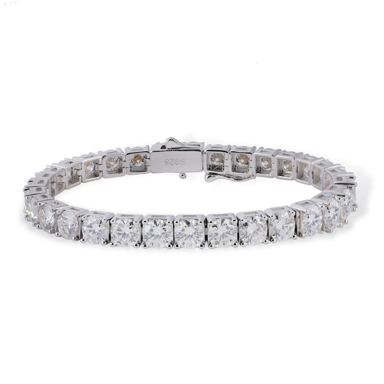 S925 Sterling Silver Moissanite Tennis Bracelet European and American Fashion Versatile Ins Style Highend Shining Jewelry