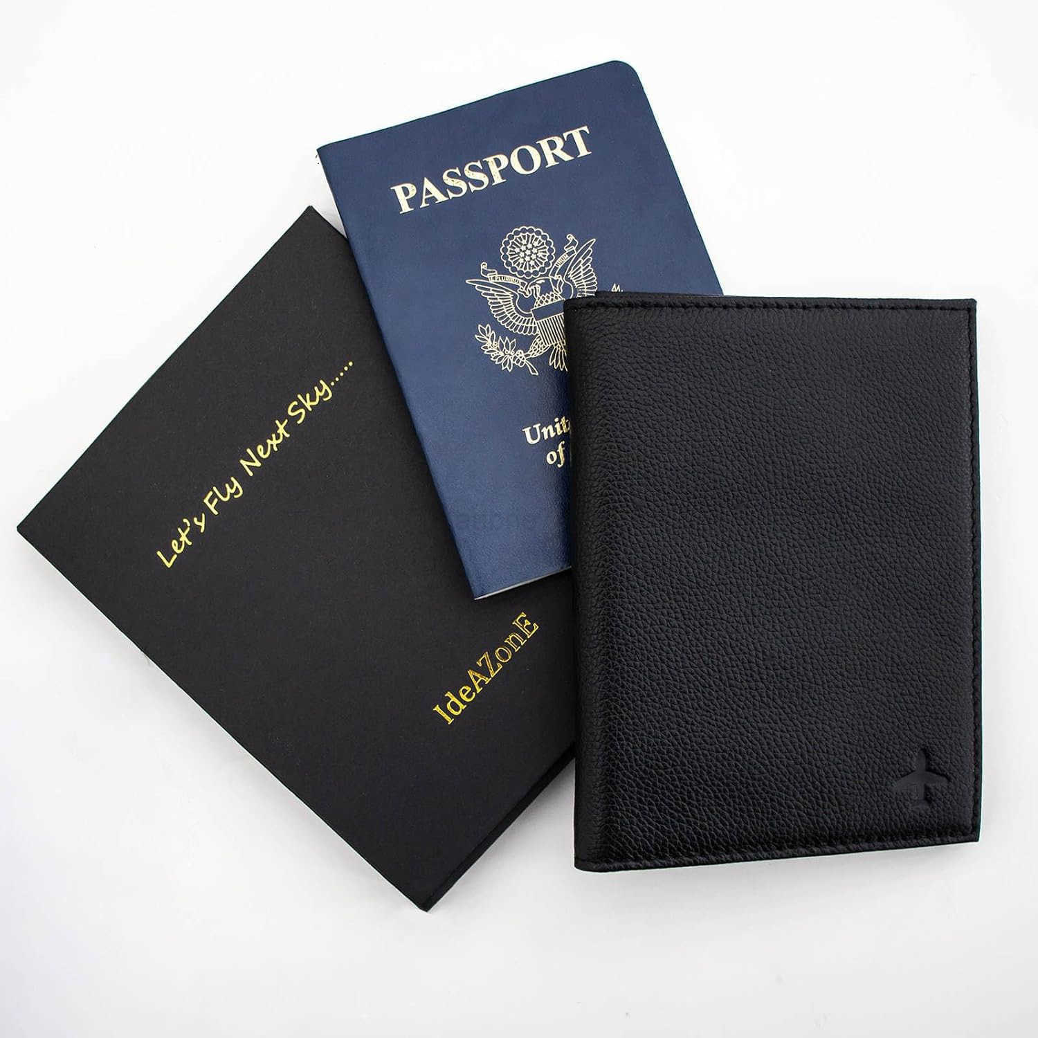 Wallet Passport Holder RFID Blocking Genuine Leather Materials 1 PieceZ250910
