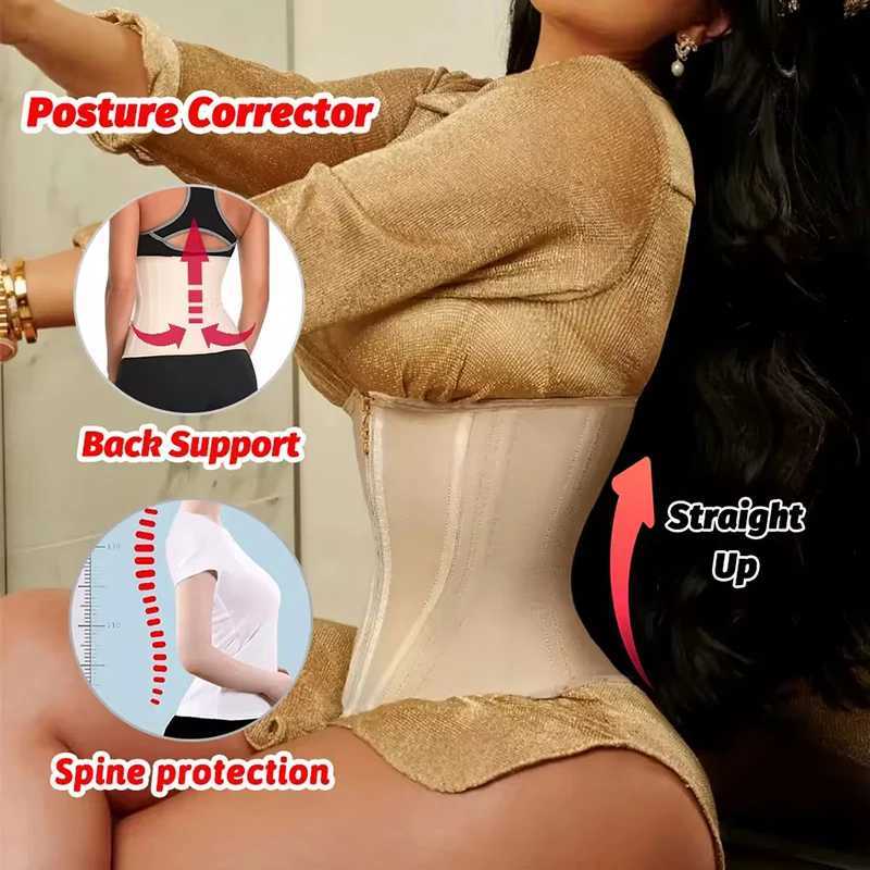 Fajas Colombian Girdle Waist Double Compression Shorts Tummy Control Sheath Slimming Flat Stoh Modeling Belt XS3XL W250910