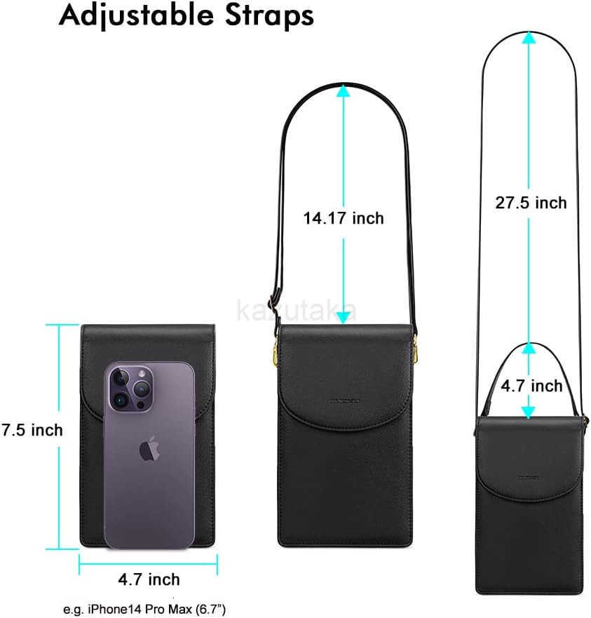 Crossbody Phone Bag for Women Mini Crossbody Purse Small Phone Wallet Crossbody with Removable Card Holder Z250910
