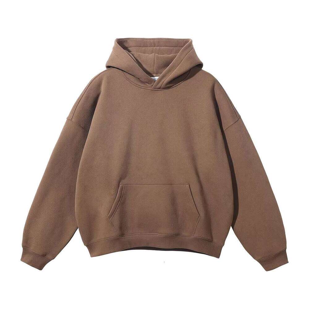 350g Heavy Polyester Cotton Plus Size Men's with Logo Streetwear High-Quality Pullover Hoodie