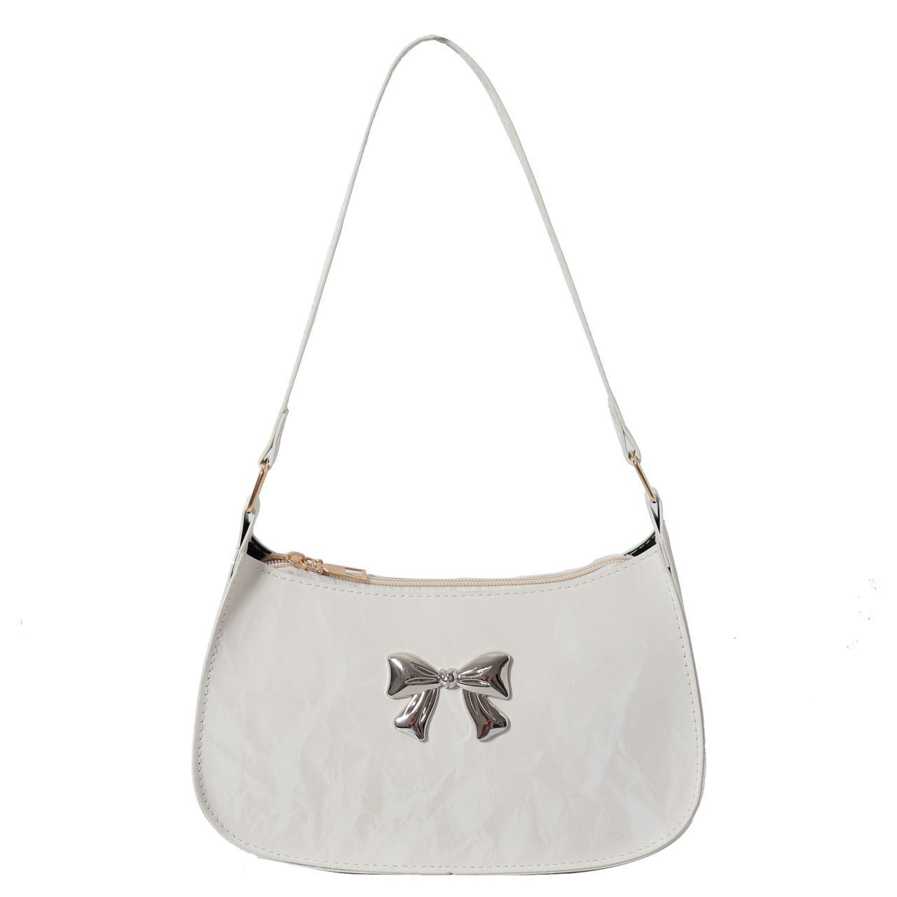 Underarm Bag For Women Niche New Model High Quality Luxury Free Shipping Designer Bag Bag Texture Stylish Single Shoulder Popular Fashion Bow Commuter