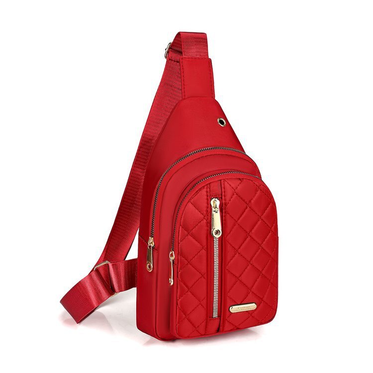 New Simple Women S Free Shipping Bag Bag Luxury Bag Fashion Versatile Embroidered Quilted Single Shoulder Bag Outdoor Daily Versatile Multi Layer Cros