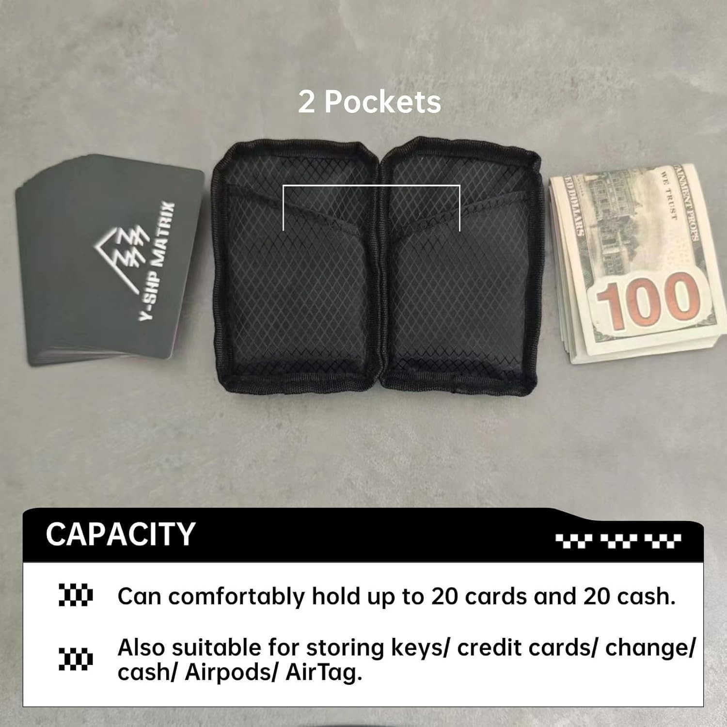Mens WalletsPortable Card Wallet For Men Small and Exquisite Keychain WalletCoin Purse for Men and Women to Travel Suitable for Storing KeysCards and 