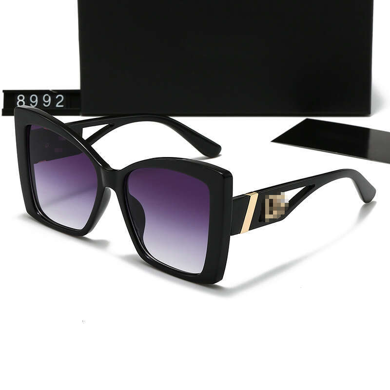 New Style Personality Cat Eye Trendy Wide Temple UV Protection Sunglasses for Women 8992