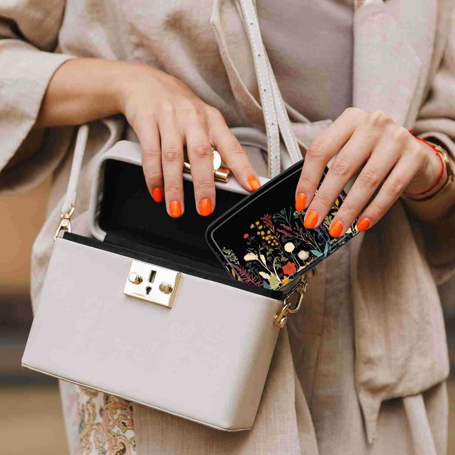 Card Holder CARDs Holder for Women RFID wallet women Business Card Holder Wallet Mini Aluminum Card Wallet RFID Blocking Slim Metal Hard Card for Wome