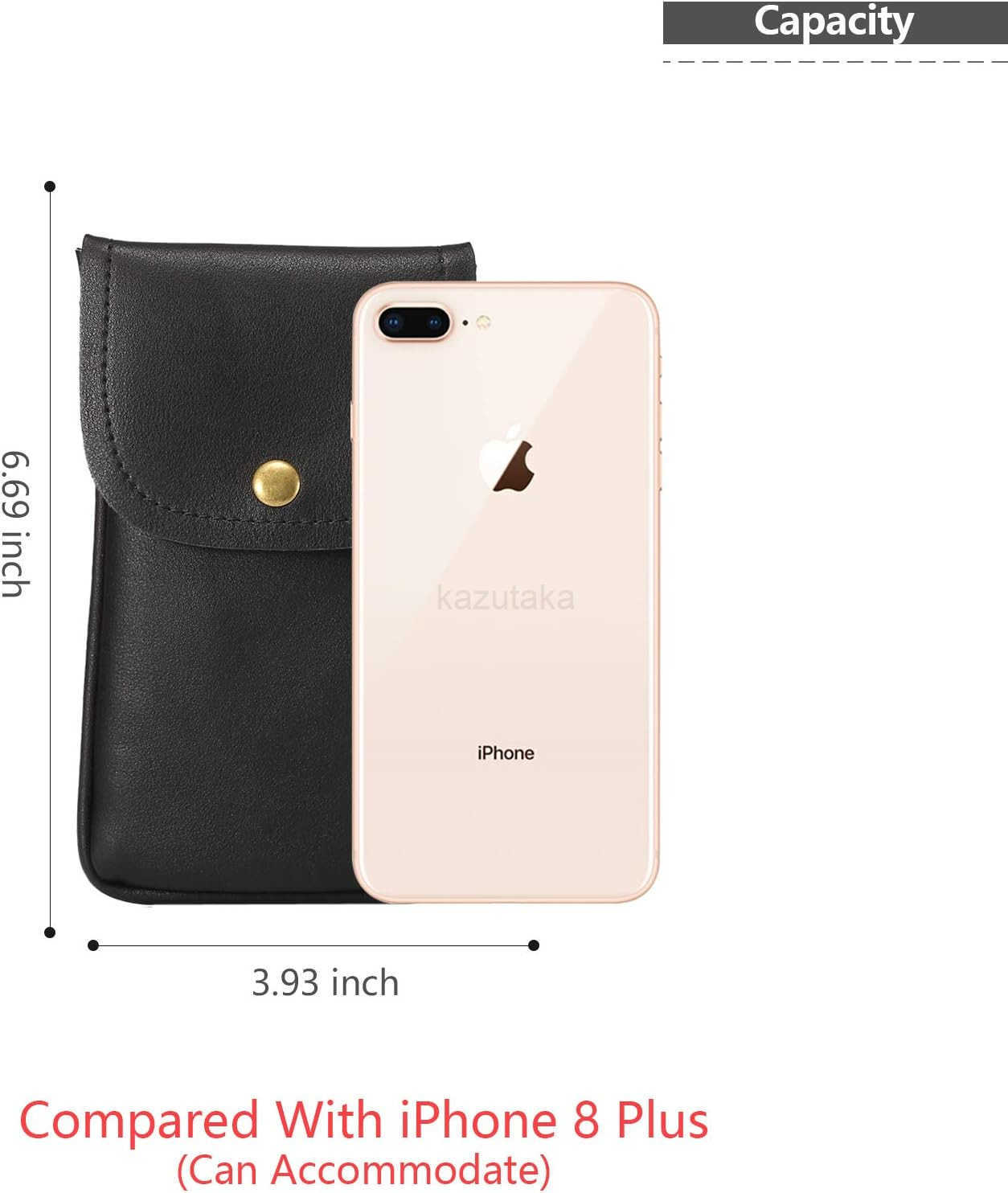 Cell Phone Neck Pouch PU Leather Carrying Bag with CARD Holder Adjustable Strap Small Travel Purse for iPhone 11 XR XS Max SE 8 7 6 Plus S10 S7 Edge A