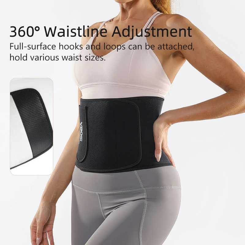 Silver Ion Abdominal Belt With Phone Pocket Exercise Sweat Waist Compression Trimmer Shapewear for Men Women W250910