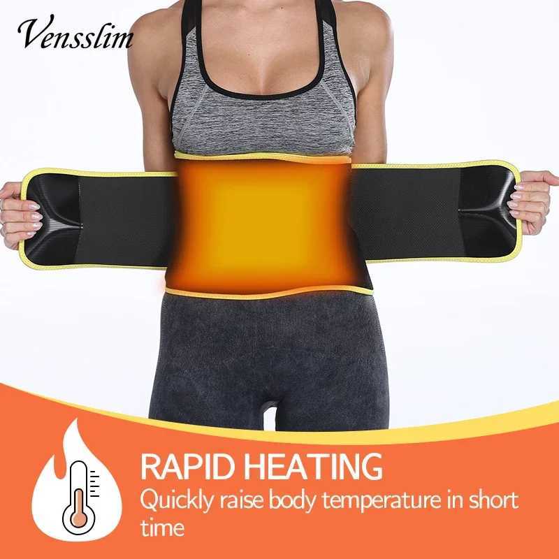 Vensslim Waist Women Belly Slimming Tummy Control Shapewear Sauna Sweat Trimmer Belt Slimmer Workout Body Shaper Corset W250910