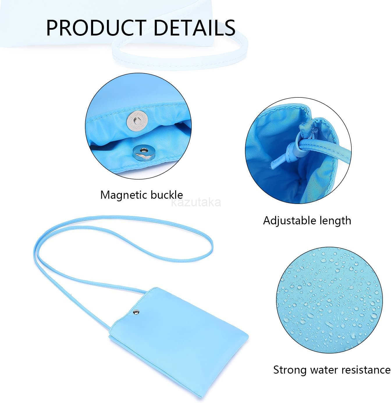Nylon Mobile Phone Bag Mini Cloth Bag ins Style Japanese Simple and Versatile Messenger Small Square Bag Z250910
