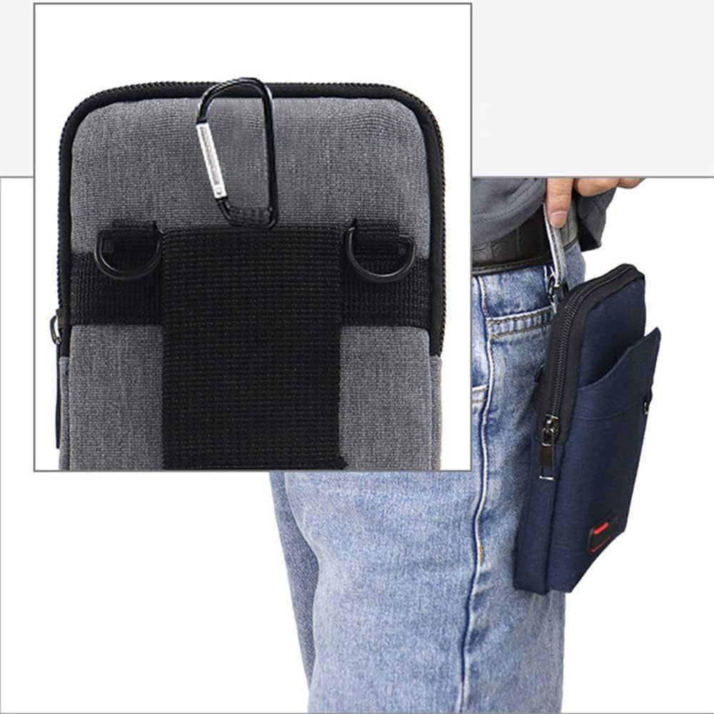 Travel Cell Phone Pouch Belt Pouch Phone Holster Crossbody Bag with Shoulder Strap for iPhone Case Holder for Hand with Neck Lanyard Smartphone Walkin