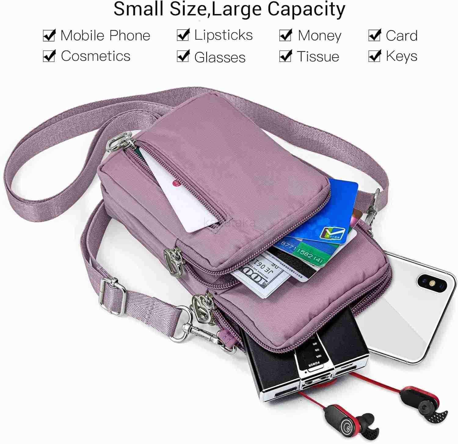 Small Crossbody Bags for Women Travel Pouch Shoulder Bag Cell Phone Purse with Adjustable Strap Z250910