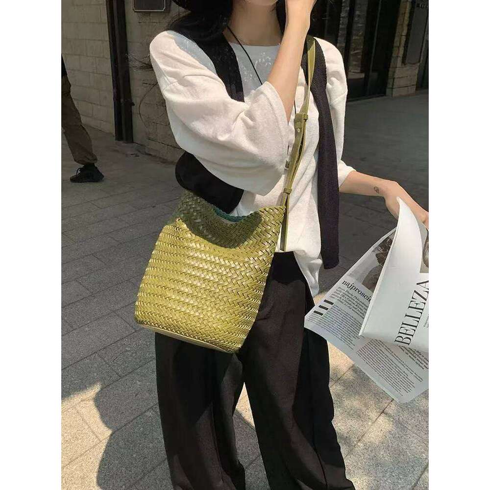 Hanrted Buet Casual Oulder Crossbody For Holiday Commuting Large Capaci Korean Sle Leather Tote Bag