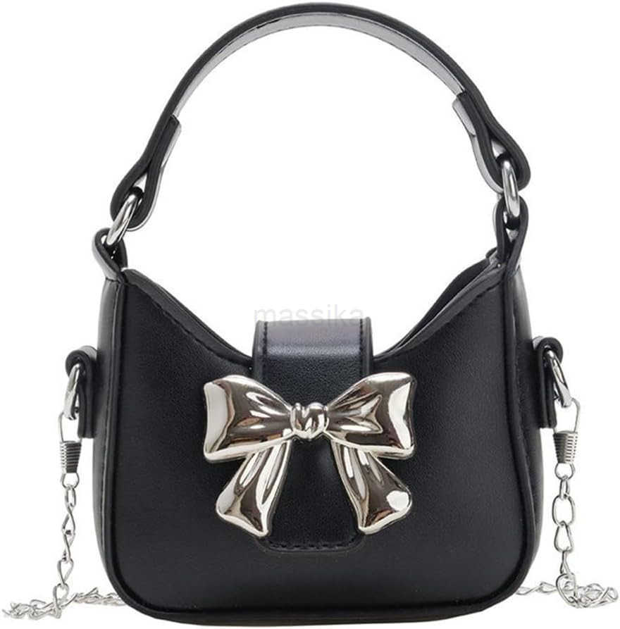 Mini Crossbody Purse Bow Magnetic Handbag Shoulder Bag Great Gift Idea for Little girls M250910