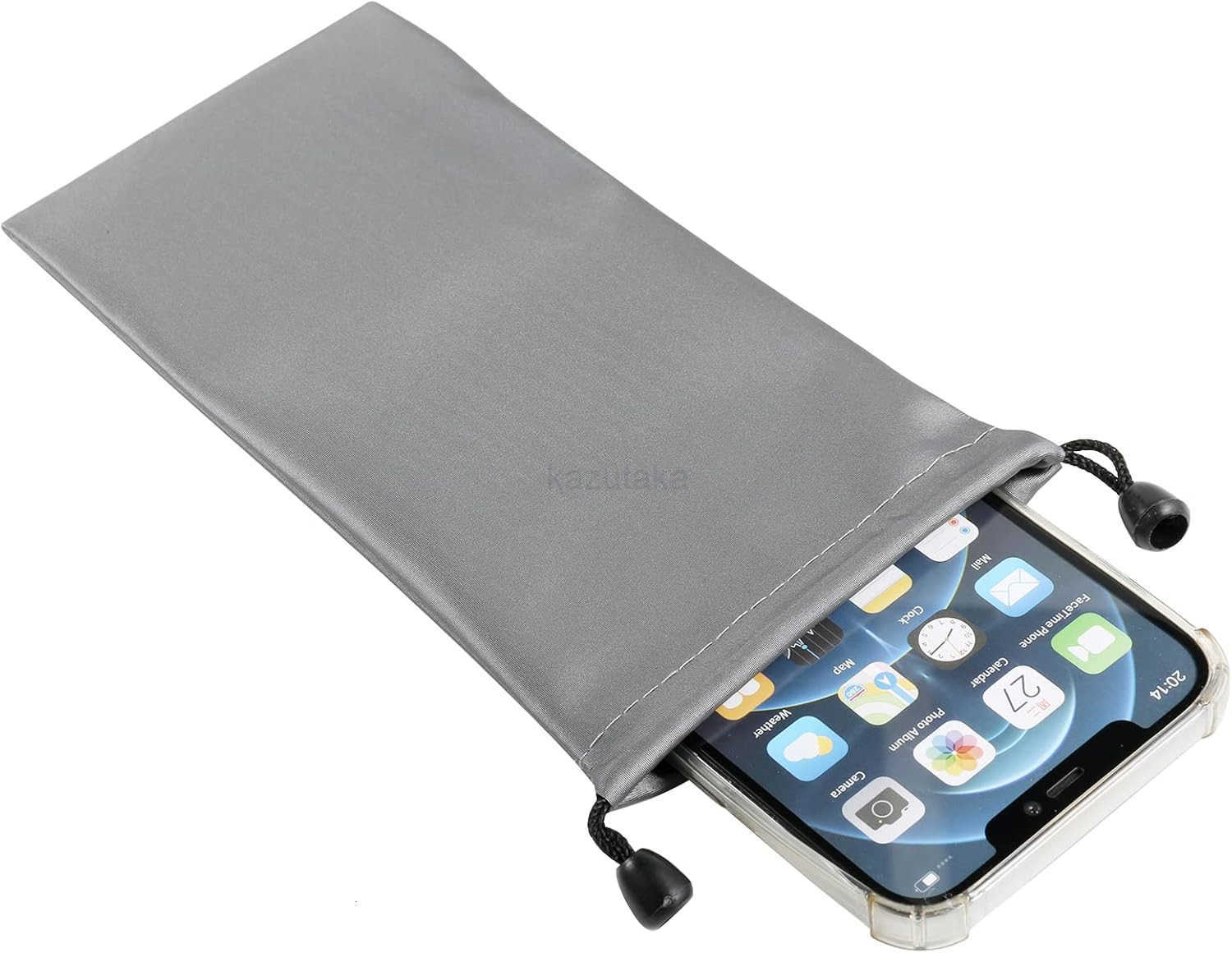 2 Pack Cell Phone Sleeves Phone Pouch Bag with Drawstring Closure Compatible for iPhone 16 Pro Max S25 Ultra S24 FE A55 A35 A25 A16 A15 Moto G Stylus 