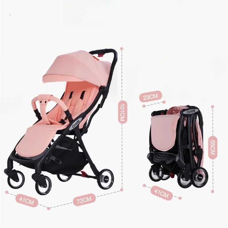 Baby Stroller Is Lightweight Newborns Can Sit Lie Down Board and Walk The Baby Onetouch Folding Stroller W250910