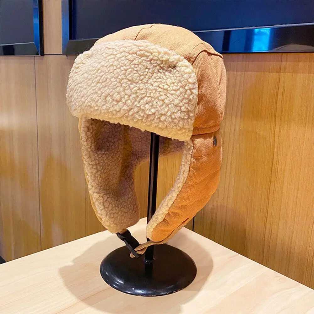 Men Winter Ear Fl Trper Hat Face Mask Fur Trooper Warm Snow Ski HatXJ250910