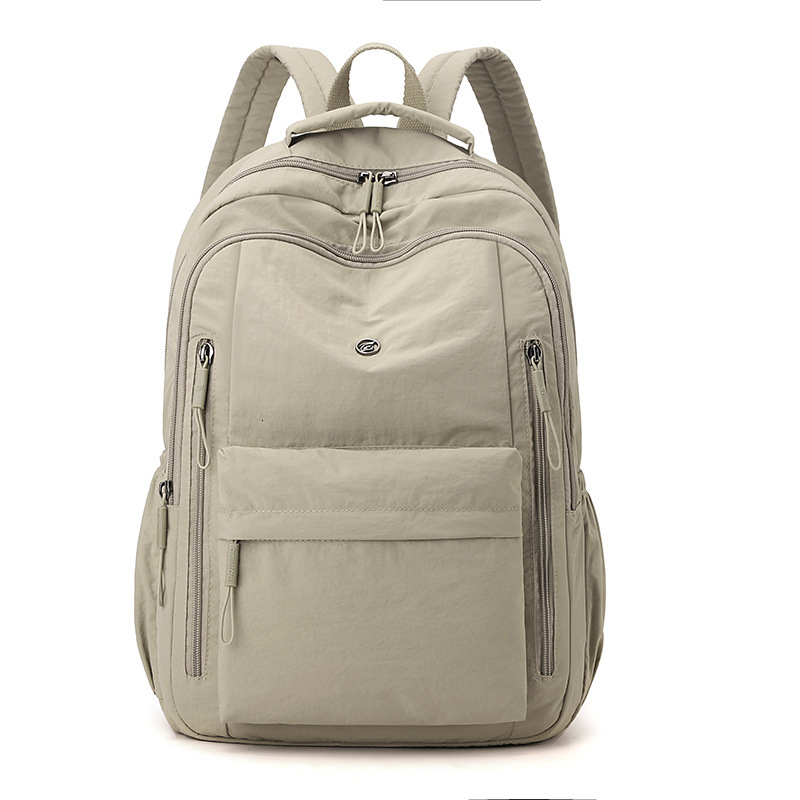 Ultra-light Waterproof Nylon Fabric Travel Cycling Outdoor Sports Backpack Multi-compartment Large Capacity Women's Double Shoulder Bag