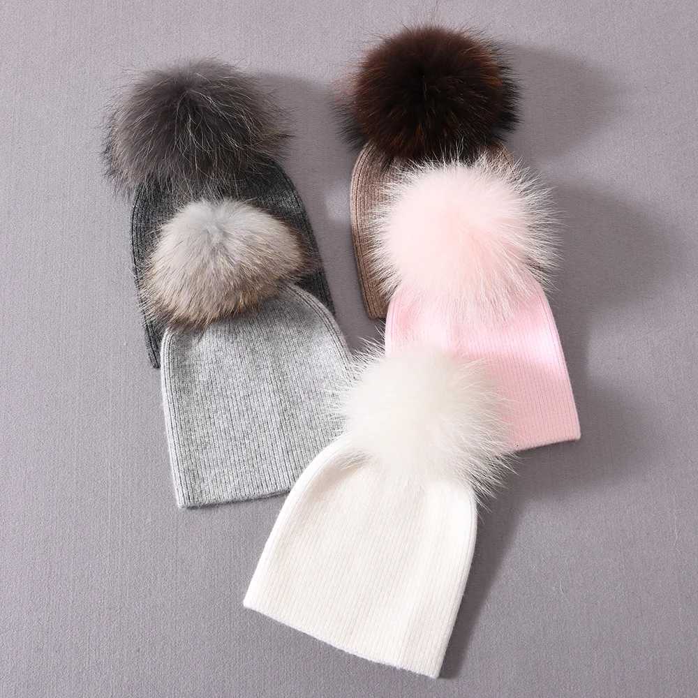 Jxer Casual Beanie Hat Kids Baby Children Warm Cashmere Knitted Winter Hat Fashion Solid Color Striped Beanies Hat UnisexXJ250910