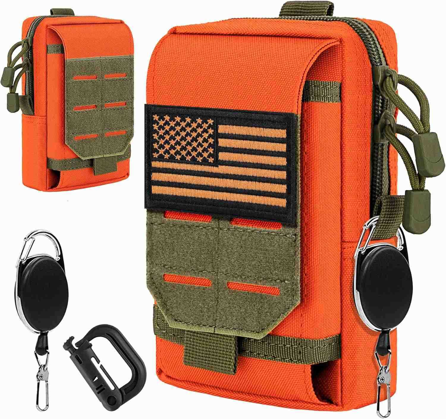 MultiPurpose Tactical Molle Pouch Waist Bag for Mobile Phone Belt Pouch Holster Cover Case for iPhone 16 Pro Max16 Pro1615 Pro Max14 Pro Max13 Pro Max