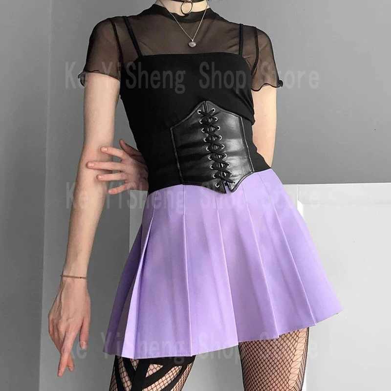 Womens belt dark series waist seal spring and summer with corset belt plastic belt adjustable W250910
