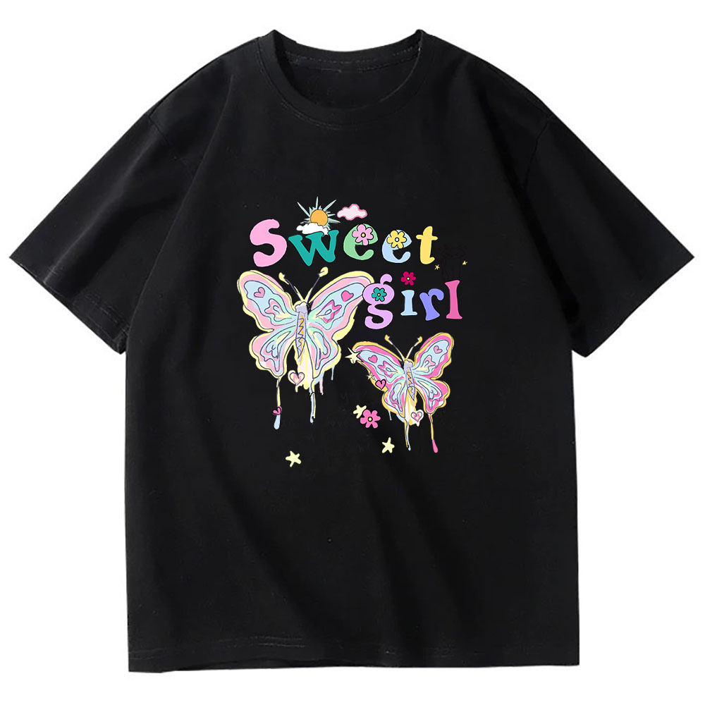 Fashion Versatile Printed Short-Sleeve Top - High-Quality Heavyweight Pure Cotton Tee (260g) 202509102