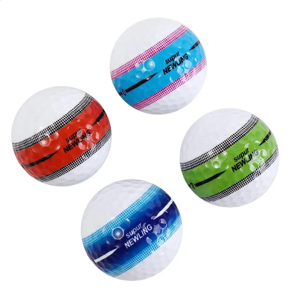 360 Aiming Golf Balls Sky Blue Purple Three Layer Ball Dark Orange Super Long Distance Game 250909